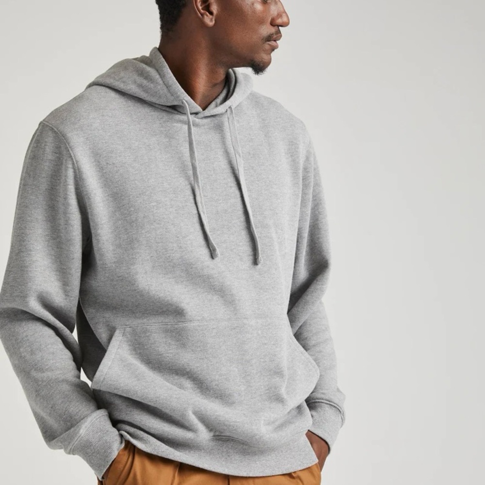 Men's Heather Grey RicherPoorer Hoodie - Picture 1 of 8